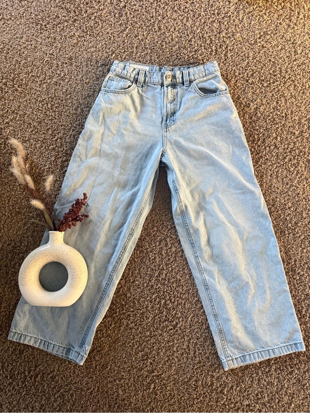 ⭐️Zara Youth Wide Leg Graphic Jeans, 11-12yr